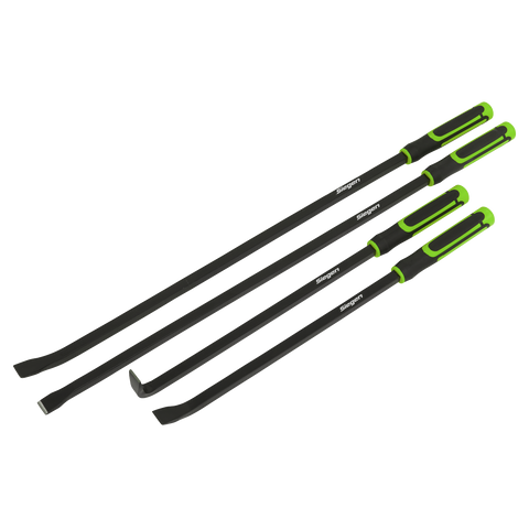 Sealey Heavy-Duty Pry Bar Set with Hammer Cap 4pc