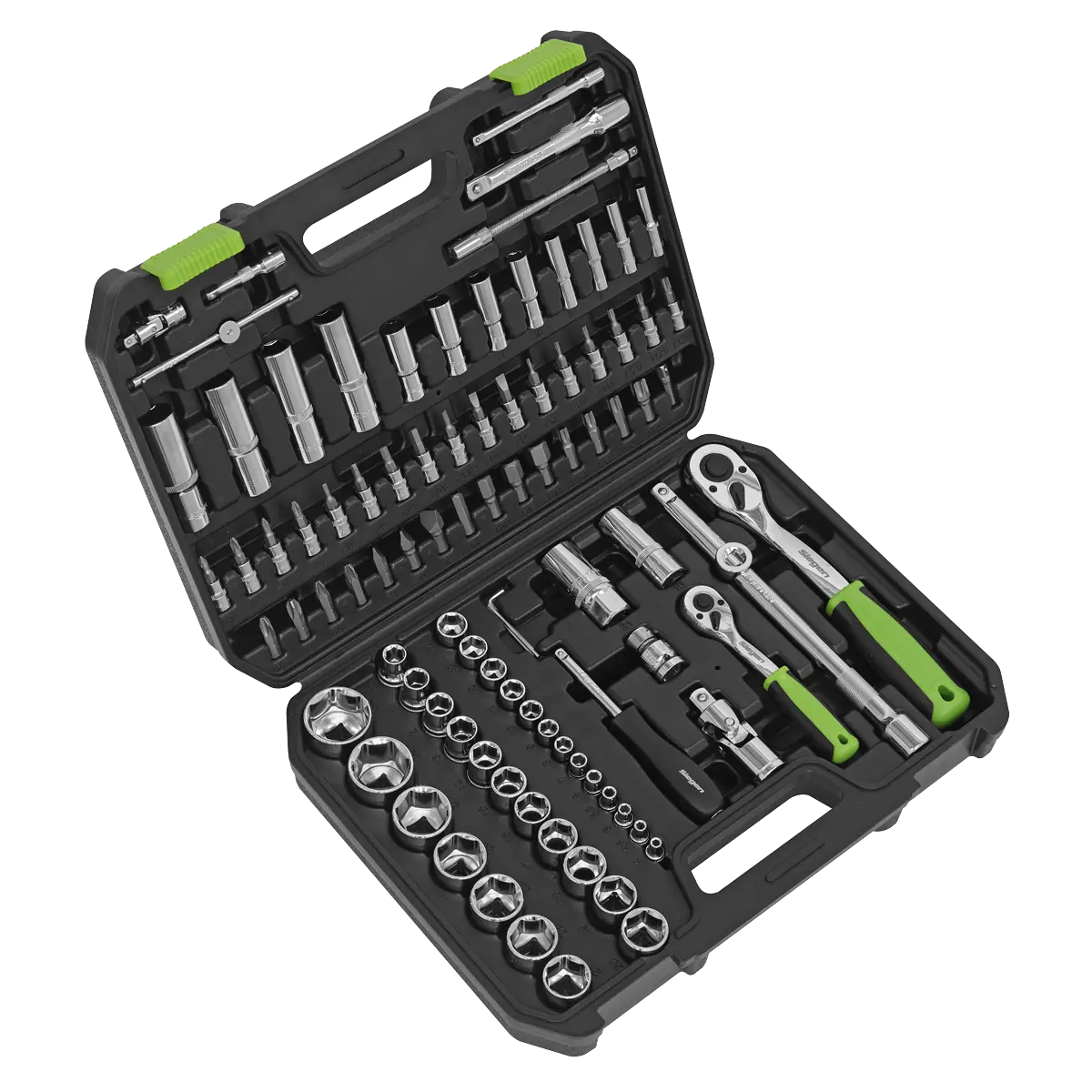Sealey Siegen Socket Set 1/4" & 1/2"Sq Drive 94pc Sealey 