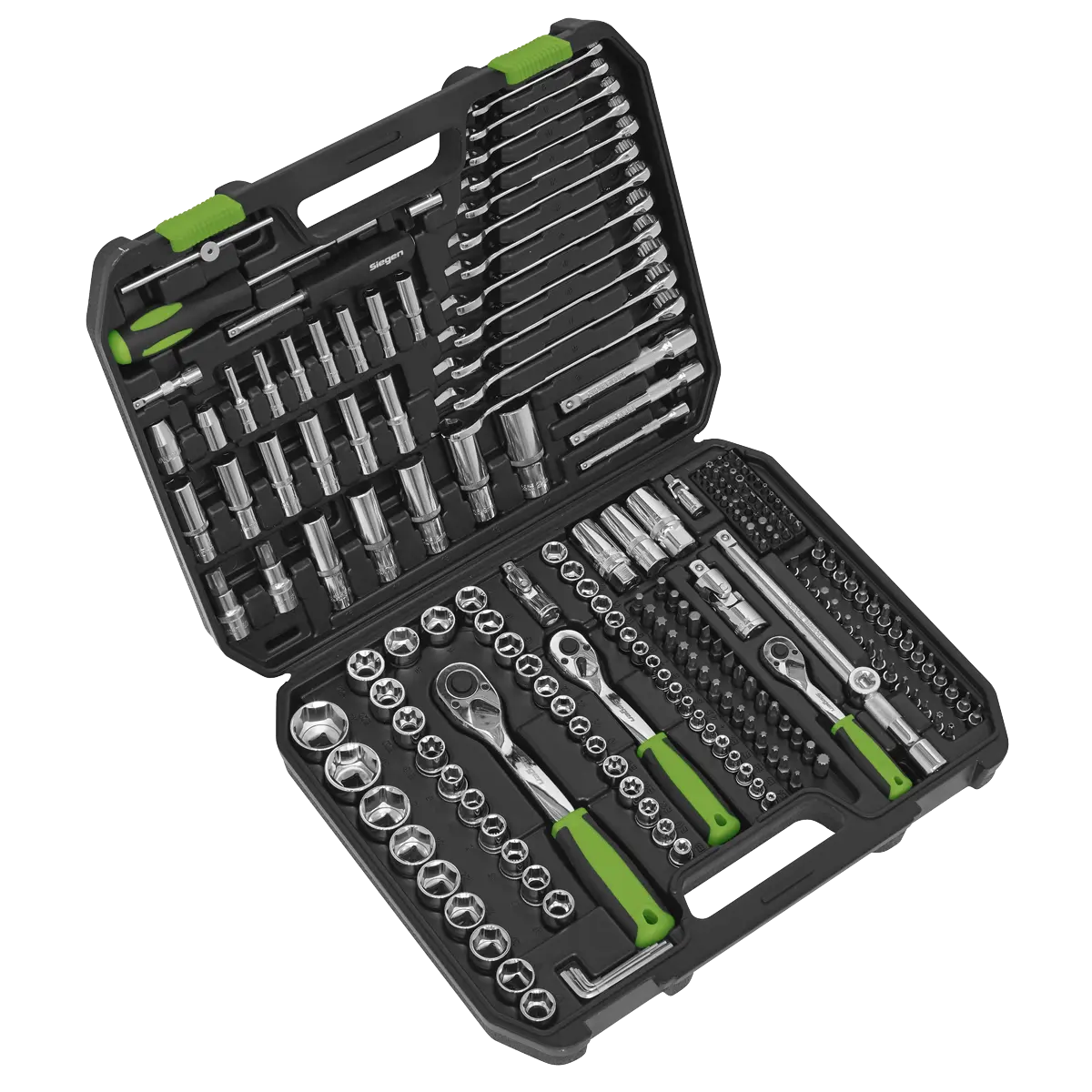 Sealey Siegen Socket Set 1/4", 3/8" & 1/2"Sq Drive 219pc Sealey 