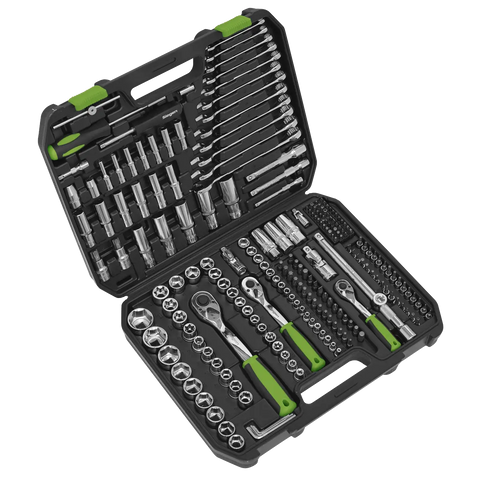 Sealey Siegen Socket Set 1/4", 3/8" & 1/2"Sq Drive 219pc