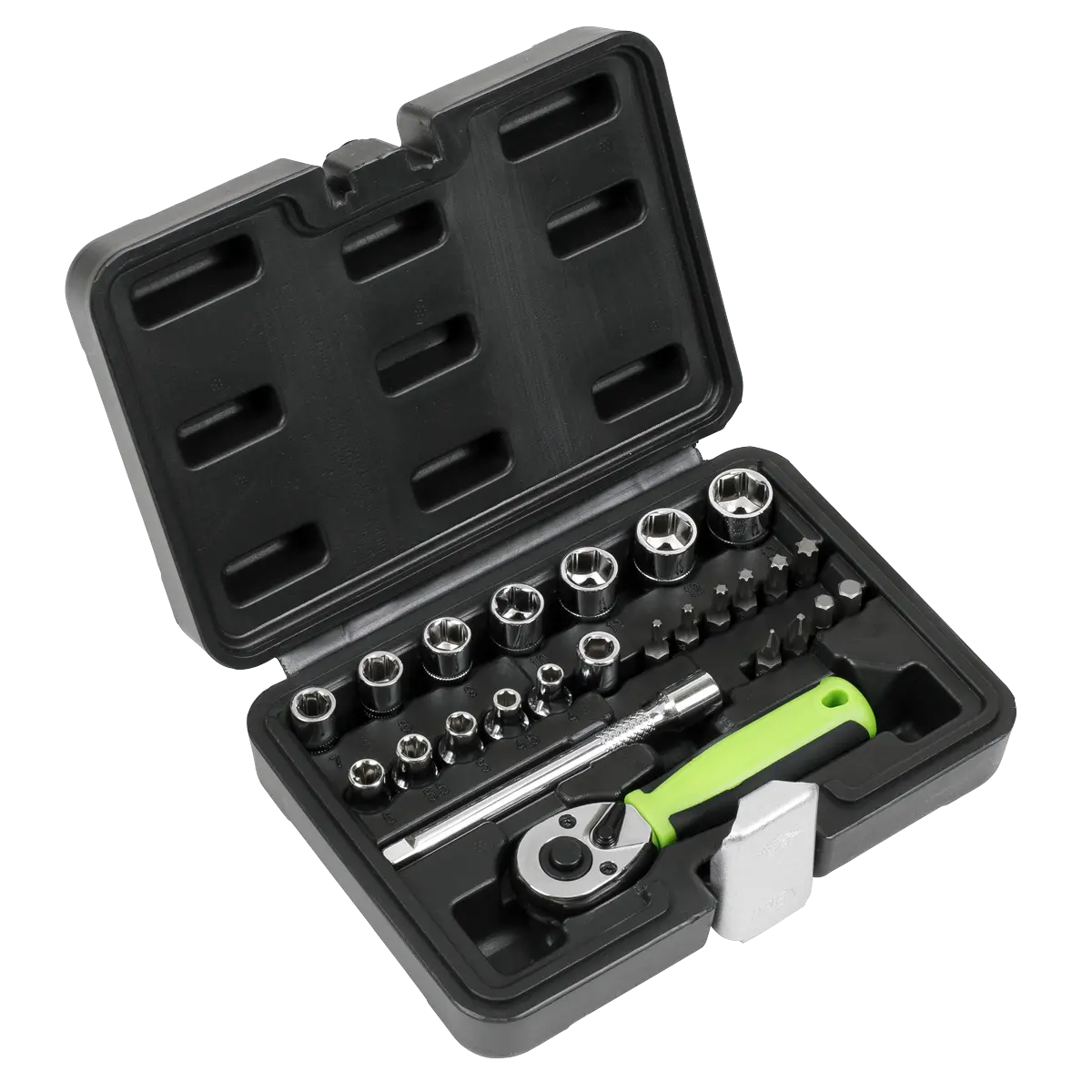 Sealey Siegen Socket Set 1/4"Sq Drive 25pc Sealey 