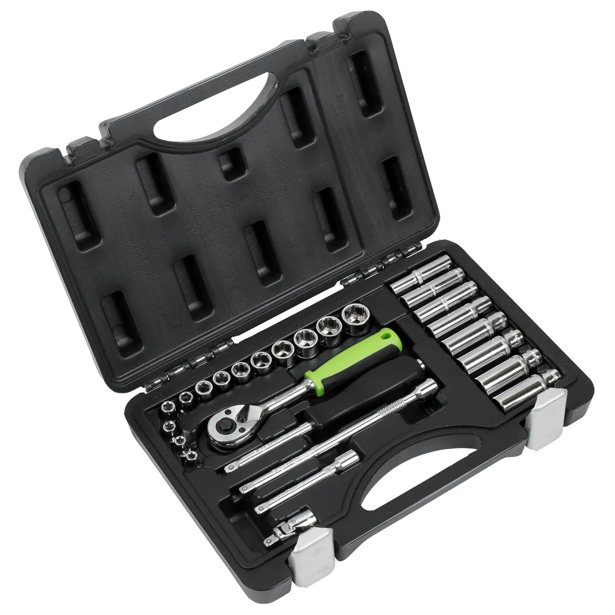 Sealey Siegen Socket Set 1/4"Sq Drive 26pc Sealey 