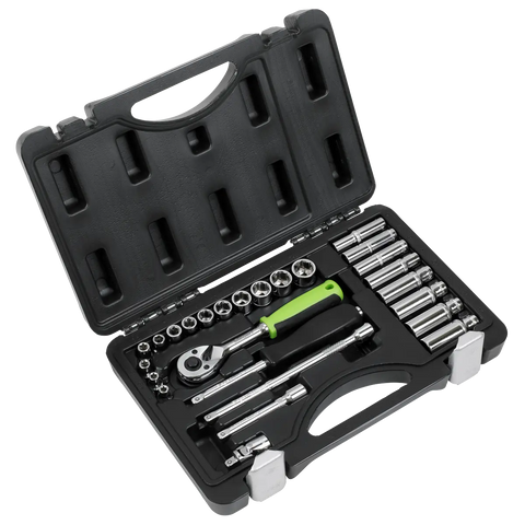 Sealey Siegen Socket Set 1/4"Sq Drive 26pc
