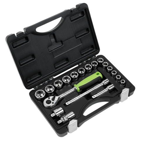 Sealey Siegen Socket Set 3/8"Sq Drive 19pc