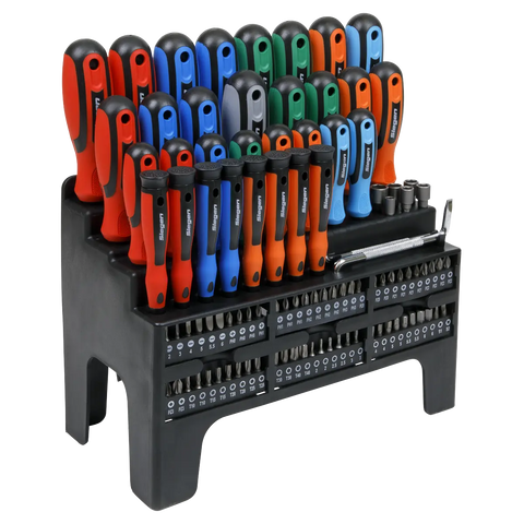 Sealey Siegen Screwdriver, Bit & Nut Driver Set 100pc