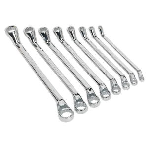 Sealey Siegen Deep Offset Ring Spanner Set 8pc