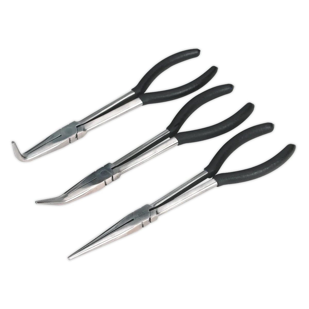 Sealey Siegen Needle Nose Pliers Set 275mm 3pc Sealey 