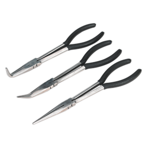 Sealey Siegen Needle Nose Pliers Set 275mm 3pc