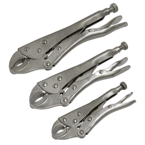 Sealey Siegen Locking Pliers Set 3pc