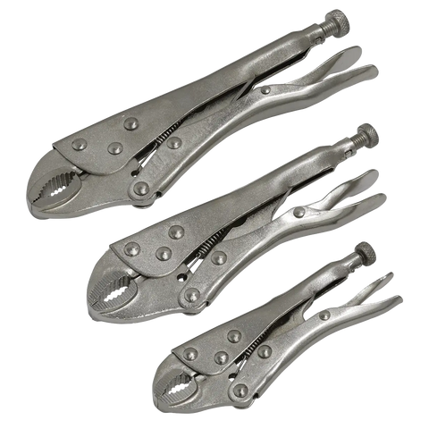 Sealey Siegen Locking Pliers Set 3pc