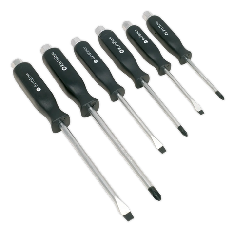 Sealey Siegen Hammer-Thru Screwdriver Set 6pc