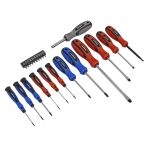 Sealey Siegen Soft Grip Screwdriver & Bit Set 23pc