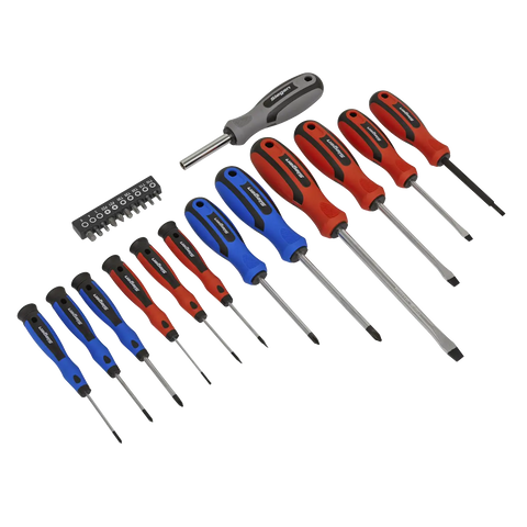 Sealey Siegen Soft Grip Screwdriver & Bit Set 23pc