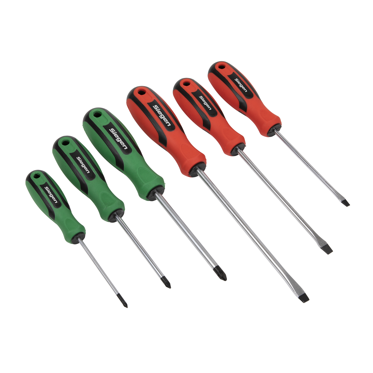 Sealey Siegen Soft Grip Screwdriver Set