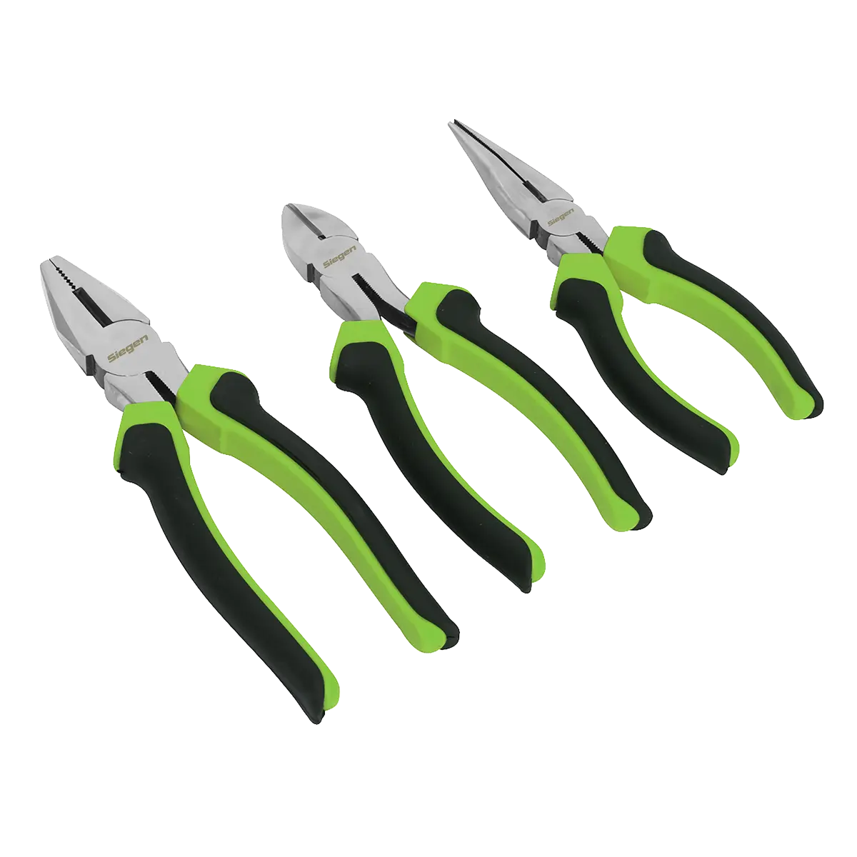 Sealey Siegen Comfort Grip Pliers Set 3pc Sealey 