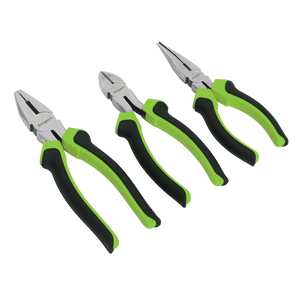 Sealey Siegen Comfort Grip Pliers Set 3pc