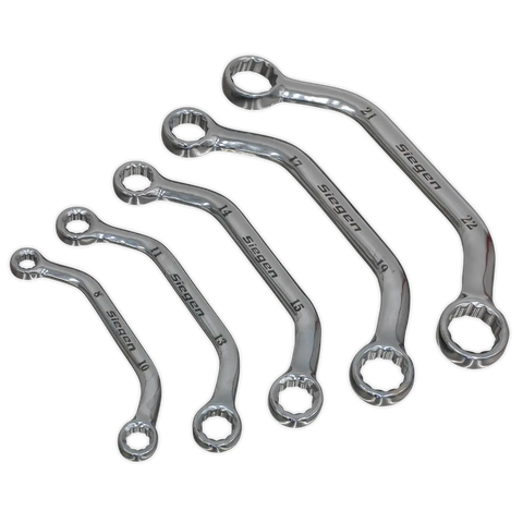 Sealey Siegen Obstruction Spanner Set 5pc