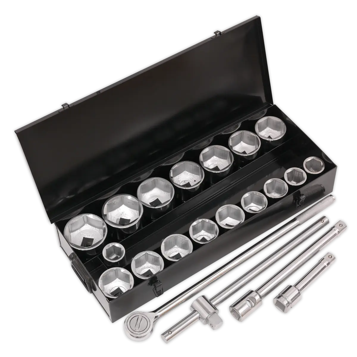 Sealey Siegen Socket Set 1"Sq Drive 21pc Sealey 