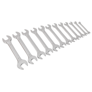 Sealey Siegen Double Open-End Spanner Set 12pc