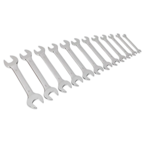 Sealey Siegen Double Open-End Spanner Set 12pc