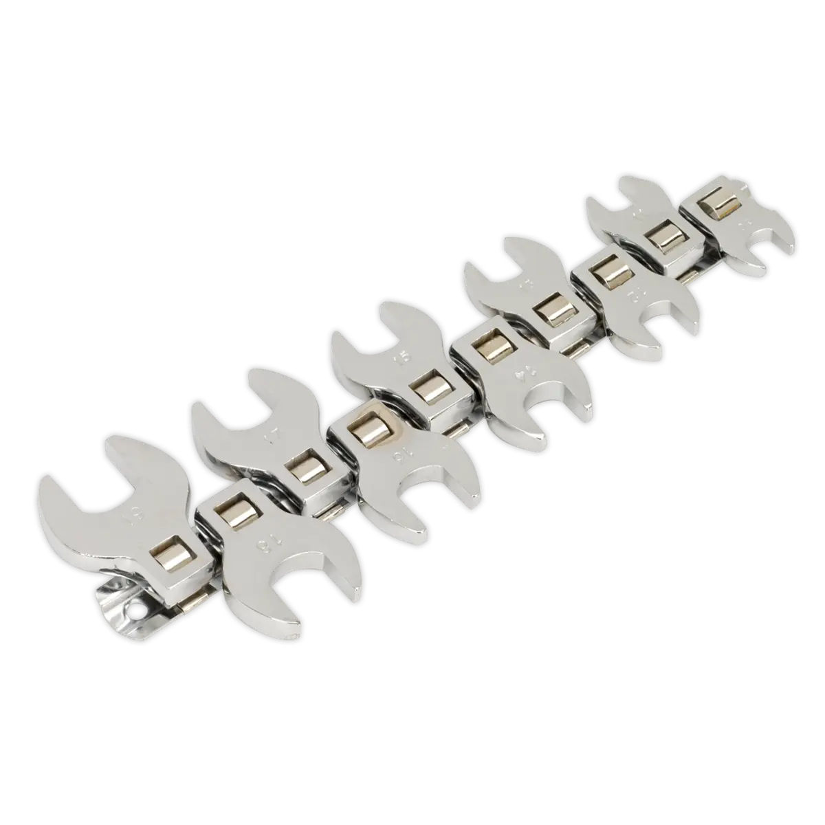 Sealey Siegen Crow's Foot Open-End Spanner Set 3/8"Sq Drive 10pc Sealey 