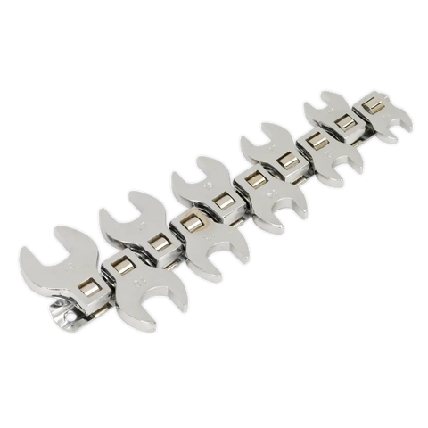 Sealey Siegen Crow's Foot Open-End Spanner Set 3/8"Sq Drive 10pc
