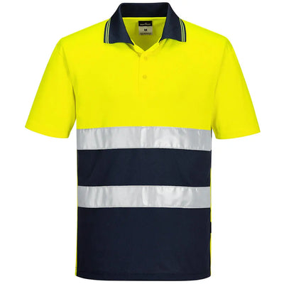 Portwest S175 Hi-Vis Lightweight Contrast Polo Shirt Portwest 