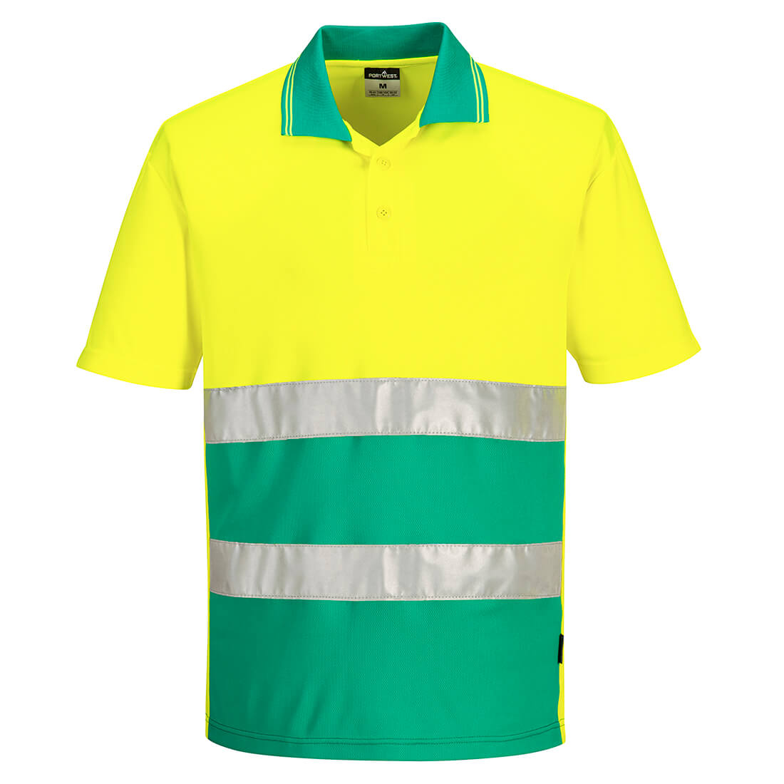 Portwest S175 Hi-Vis Lightweight Contrast Polo Shirt Portwest 