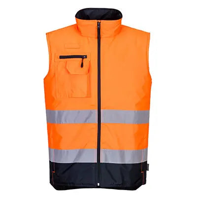 Portwest S267 Hi Vis Two Tone Bodywarmer Portwest 