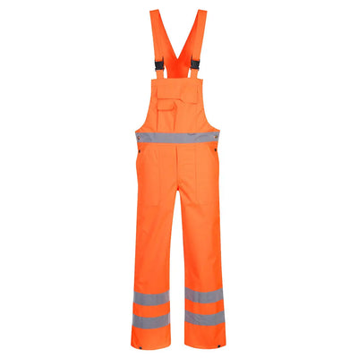 Portwest S388 Hi Vis Breathable Rain Bib and Brace Portwest 
