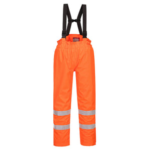 Portwest S781 Bizflame Rain Lined Hi Vis Antistatic FR Trousers
