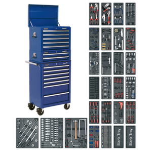 Sealey Superline PRO® Tool Chest Combination 14 Drawer with 1179pc Tool Kit