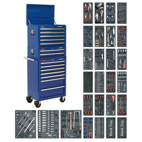 Sealey Superline PRO® Tool Chest Combination 14 Drawer with 1179pc Tool Kit