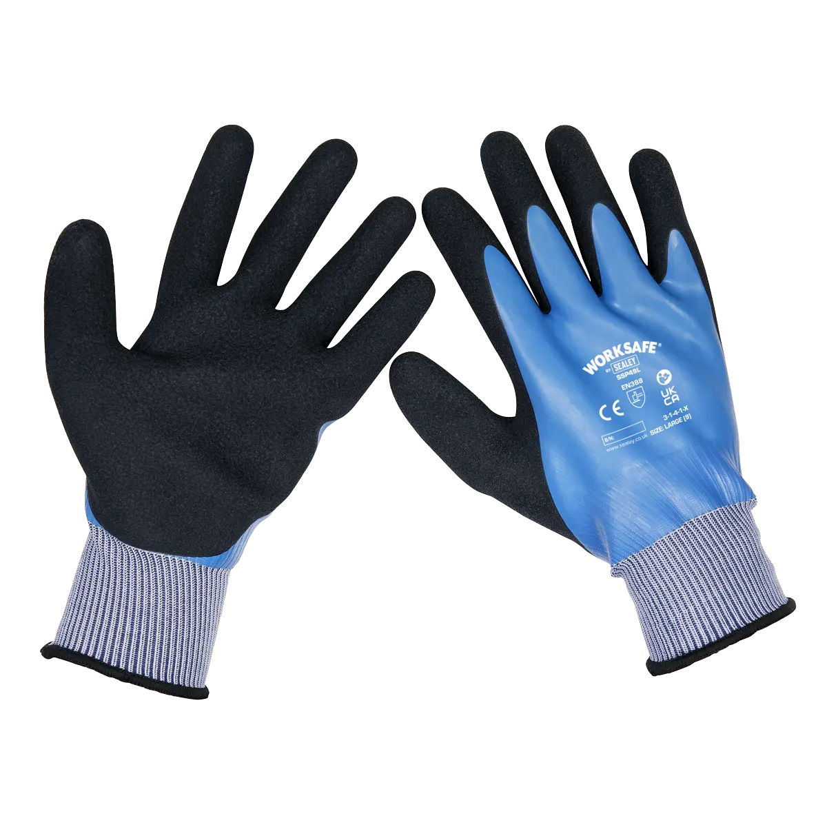 worksafe handschuhe Sealey Worksafe® Waterproof Latex Gloves