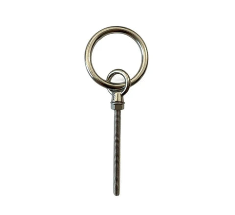 Stainless Steel Long Shank Ring Bolt
