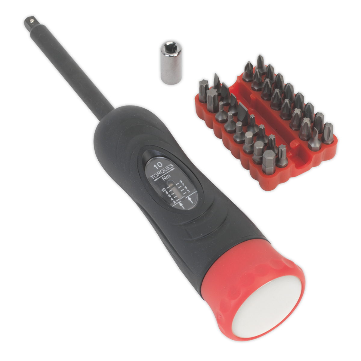 Sealey Premier Digital Torque Screwdriver Set 1/4"Sq Drive 2-10Nm 34pc