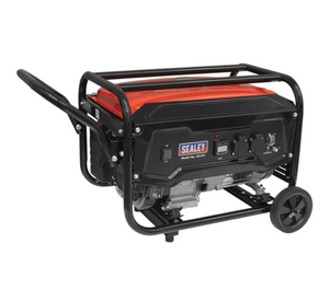 Sealey 3100W Generator 7hp 4-Stroke Engine 230V