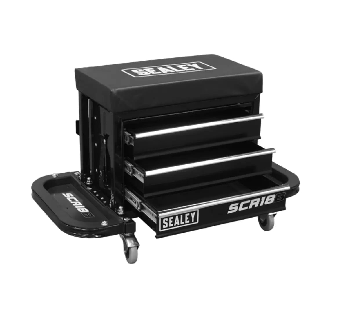 Sealey Mechanics Utility Seat & Tool Box Sealey 
