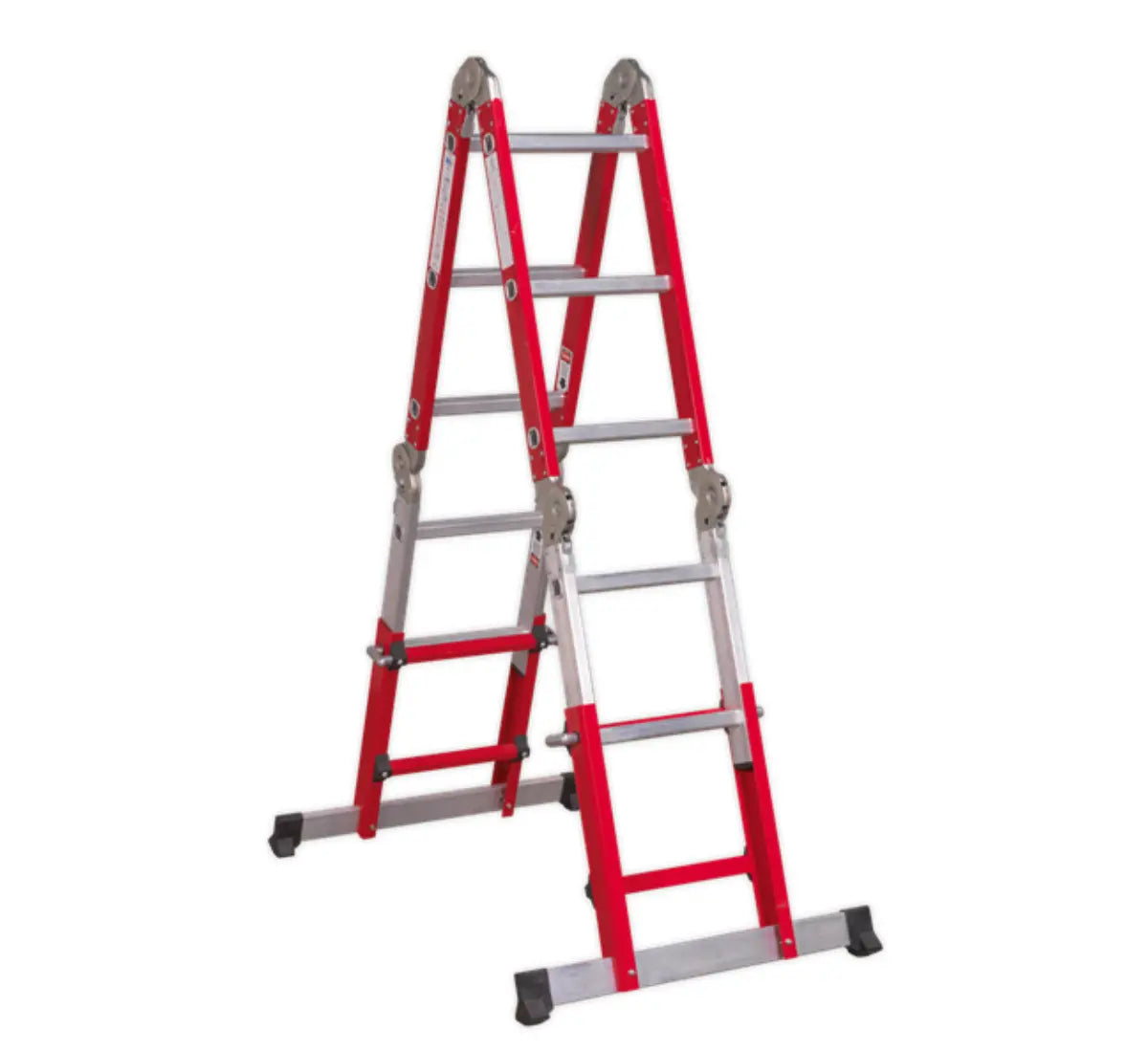 Sealey Aluminium Multi-Purpose Adjustable Height Ladder Sealey 