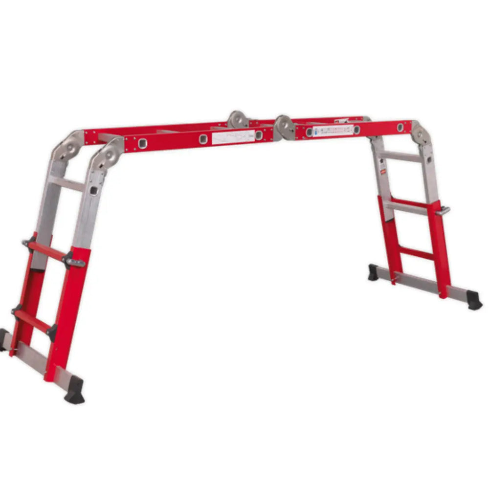 Sealey Aluminium Multi-Purpose Adjustable Height Ladder