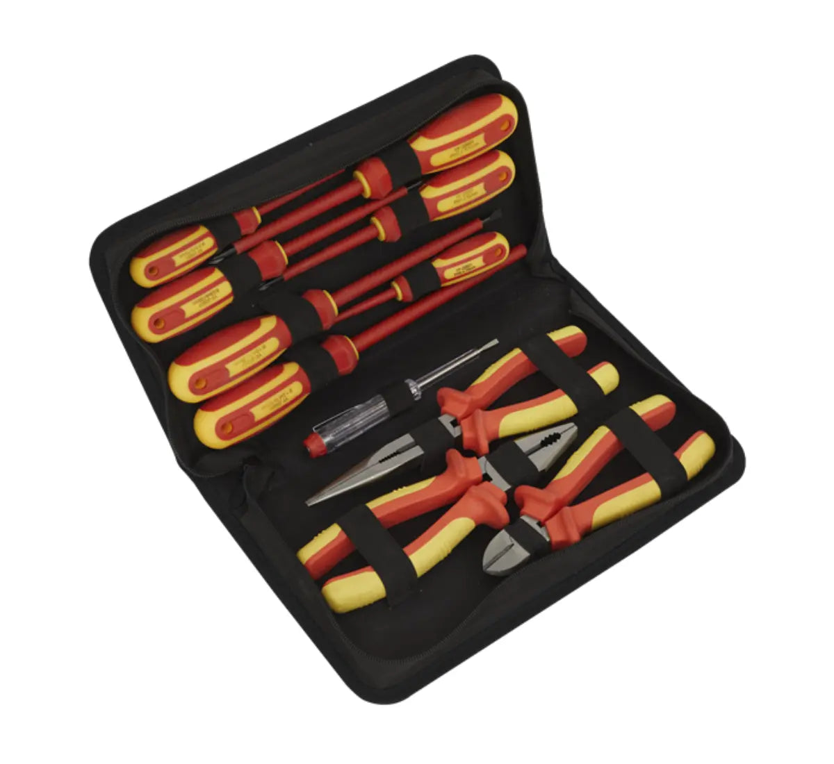Siegen Electrical VDE Tool Kit 11pc Sealey 