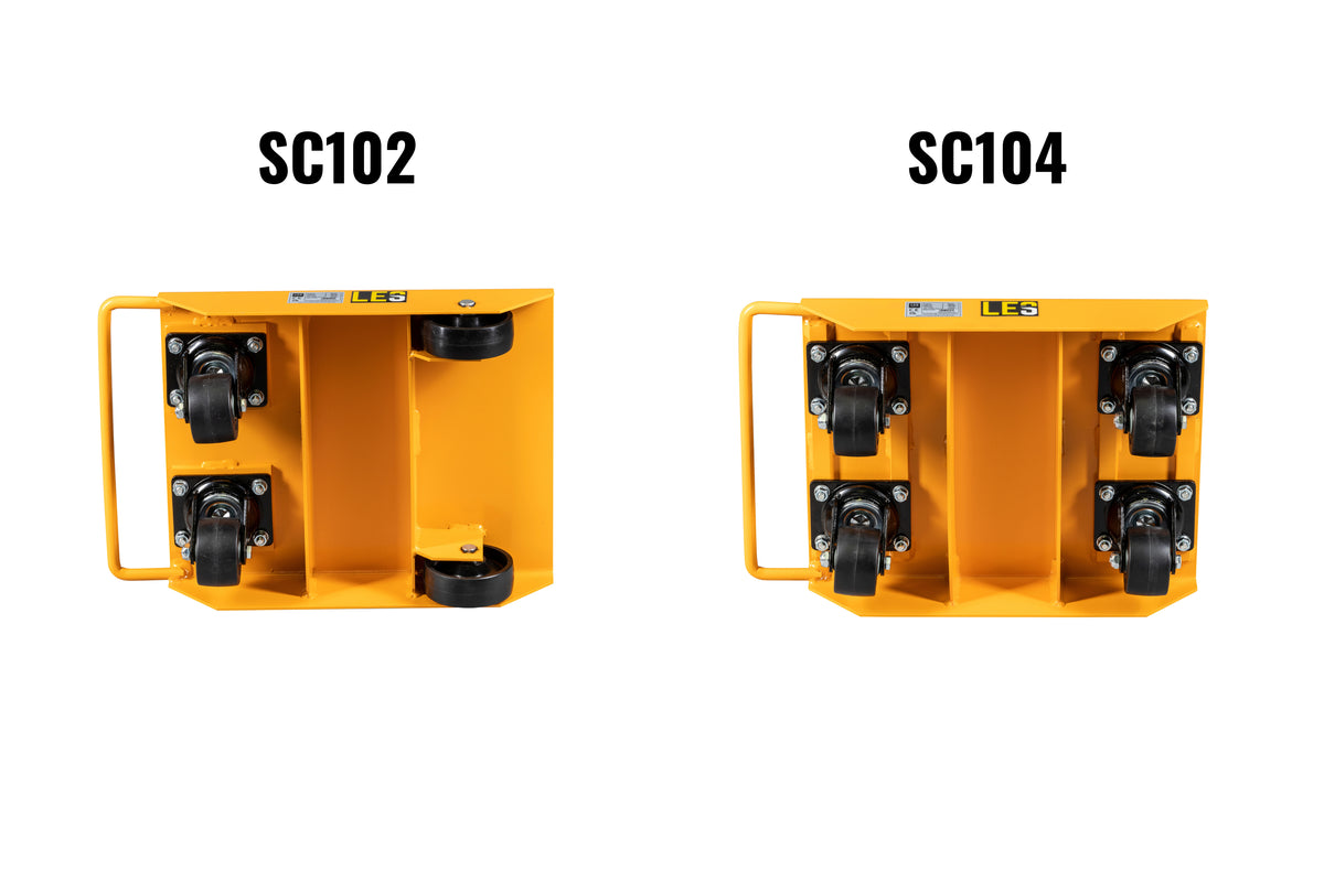 LES Steerable Moving Skate with Casters