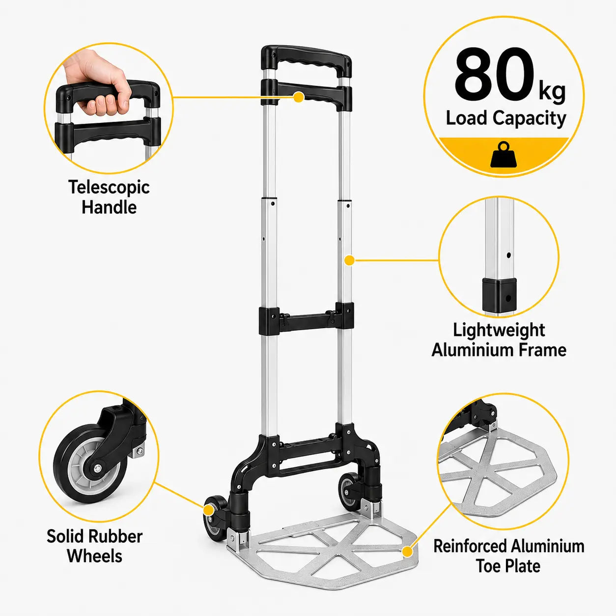 LES Super Compact Hand Trolley Truck - CLEARANCE