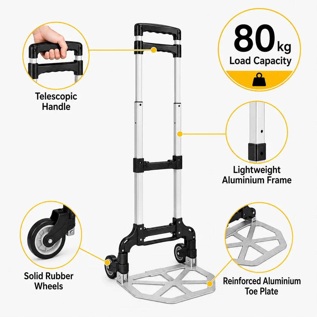 LES Super Compact Hand Trolley Truck - CLEARANCE