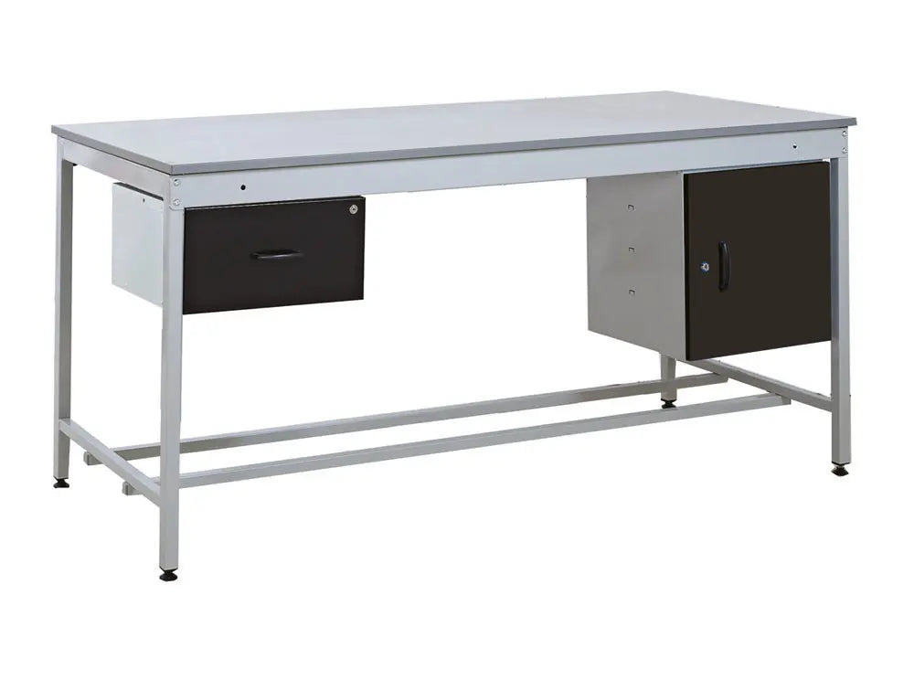 Taurus Utility Workbench with Single Drawer & Cupboard