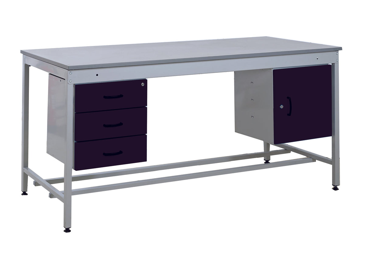Taurus Utility Workbench with Triple Drawer & Cupboard Taurus 
