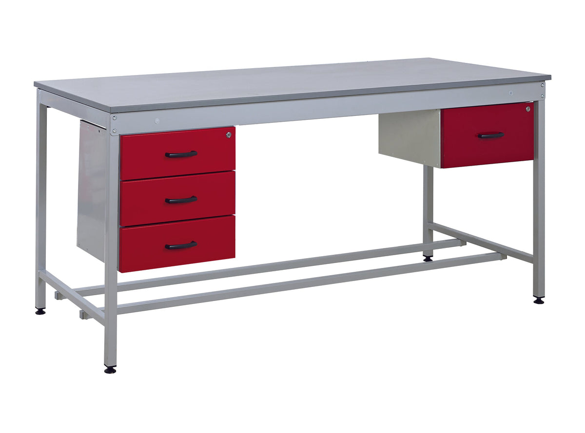 Taurus Utility Workbench with Triple Drawer & Single Drawer Taurus 