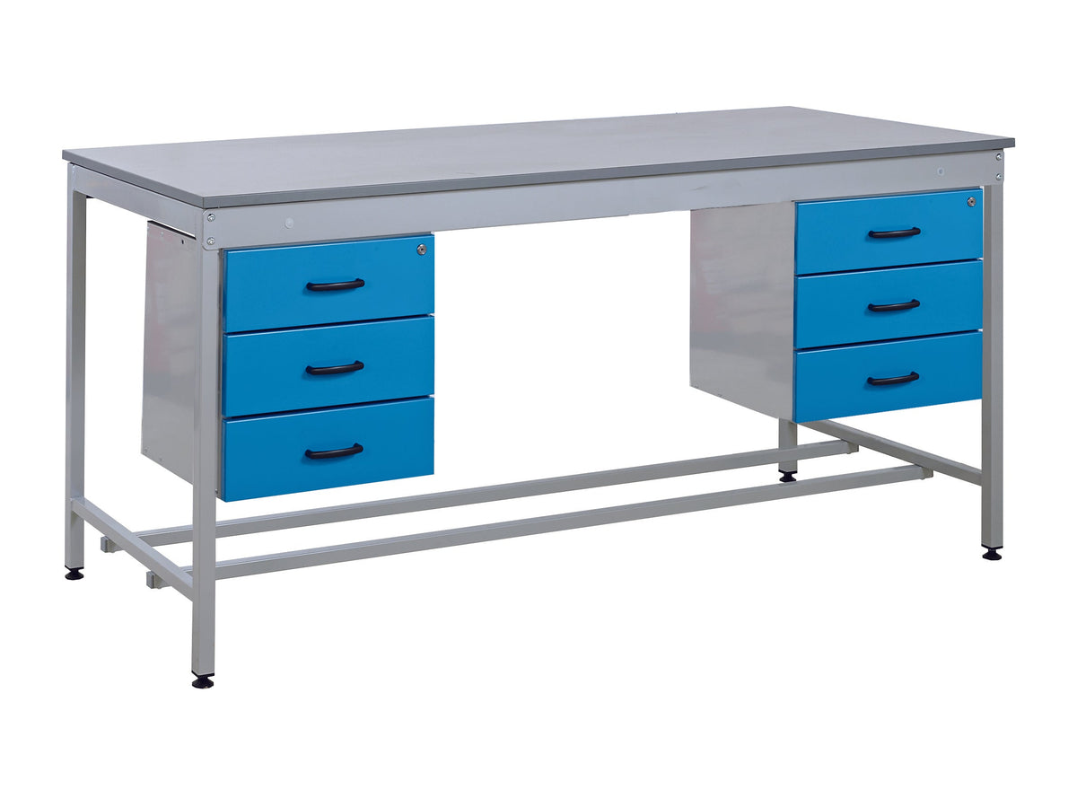 Taurus Utility Workbench with Two Triple Drawers Taurus 