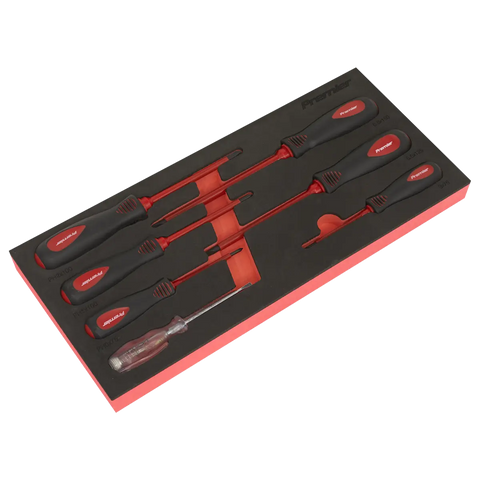 Sealey Premier Insulated Screwdriver Set 7pc - VDE Approved