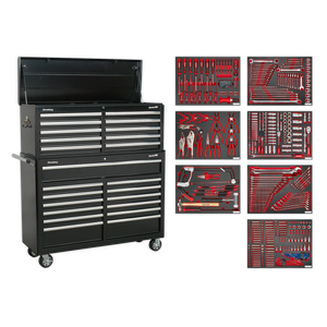 Sealey Superline PRO® Tool Chest Combination 23 Drawer with 446pc Tool Kit